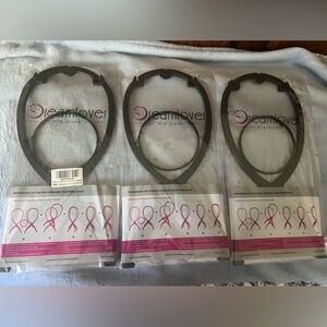 Dreamlover 14.2” Collasiple Short Wig Stand, 3 stands, all in sealed packages